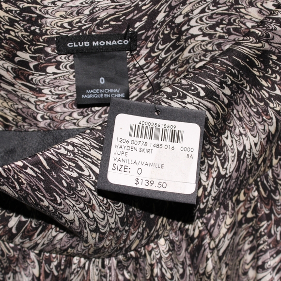 Club Monaco Hayden Silk Skirt 0 - Picture 12 of 16